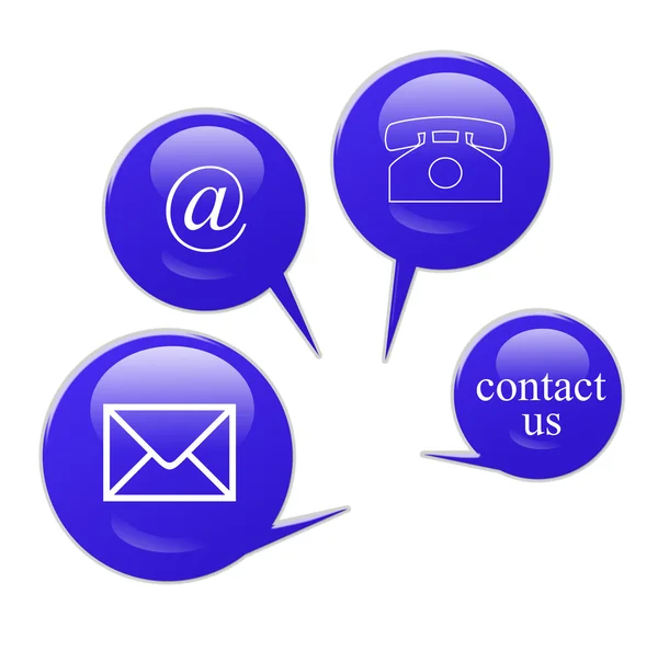 Contact signs — Stock Photo, Image