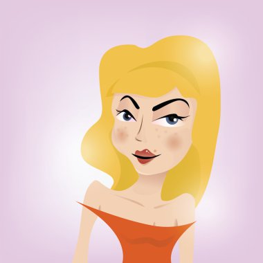glamour girl çizimi