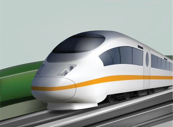 Vysokorychlostní vlak deluxe — Stockový vektor