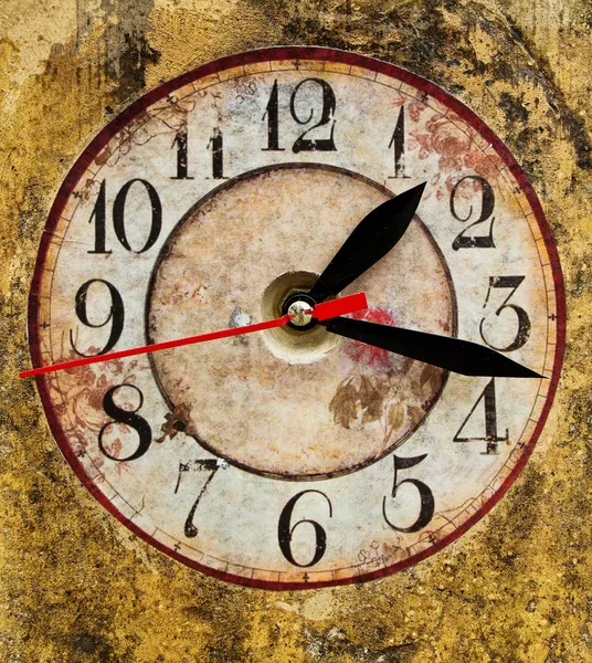 Grunge Clock — Stock Photo, Image