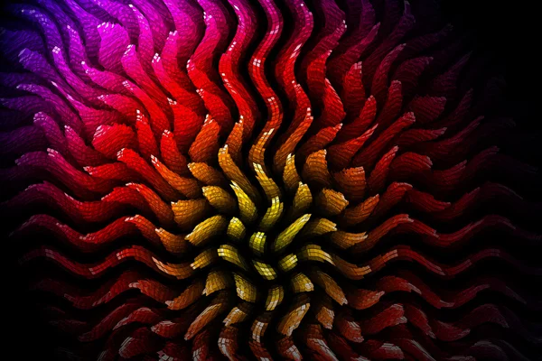 Цифровая медуза — стоковое фото