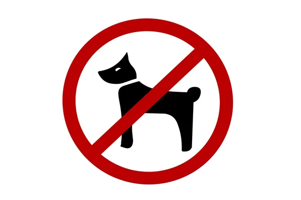 No Dogs Sign — Stock Photo, Image