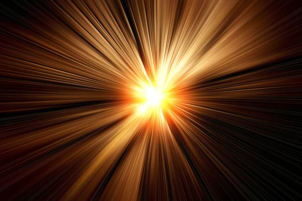 Μια Κοσμική Έκρηξη Φωτός Ταχύτητα Φωτός Και Υπερδιαστήματος — Φωτογραφία Αρχείου