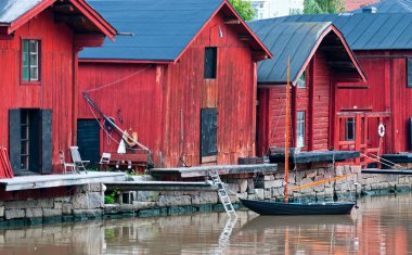 Porvoo. Finlandiya.