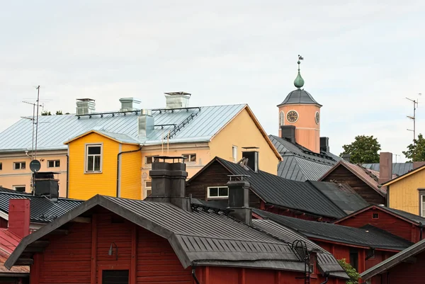 Telhados Porvoo . — Fotografia de Stock