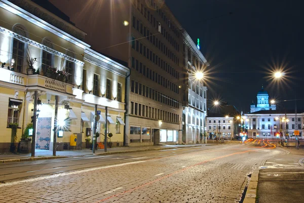 Noite de Helsinque . — Fotografia de Stock