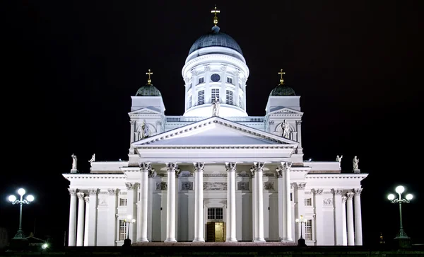赫尔辛基的夜照片. — 图库照片