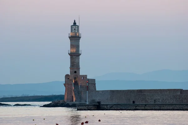 Chania világítótorony. — Stock Fotó