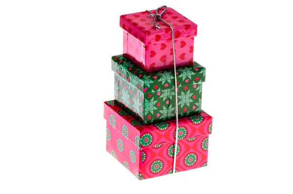 Beautiful gift boxes. — Stock Photo, Image