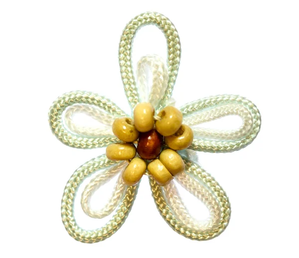 Dekoratif kumaş çiçek.