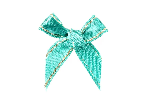 Groene ribbon bow. — Stockfoto