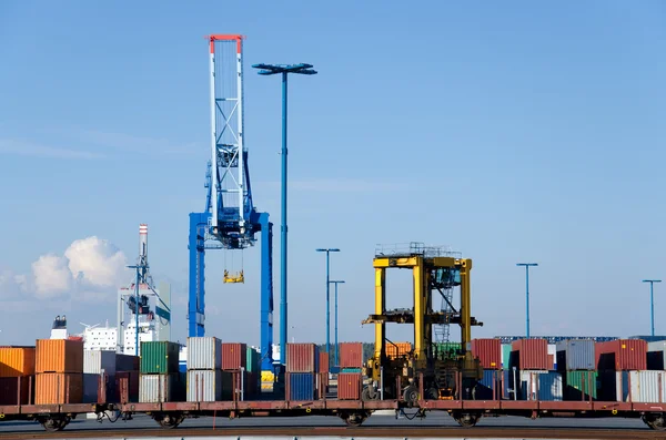 Dock cranes — Stock Photo, Image