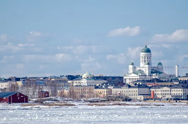 Хельсинки зима . Лицензионные Стоковые Изображения