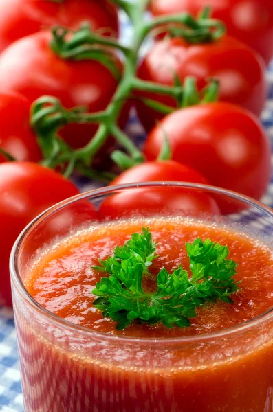 신선 한 토마토 주스 — 스톡 사진