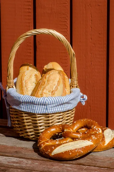 Crispy French baguettes — Stock Photo, Image