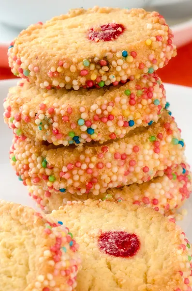 French multi-colored biscuits. — Stock Photo, Image