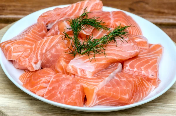Fresh salmon — Stock Photo, Image