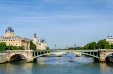 Paris'te seine Nehri. Fransa.