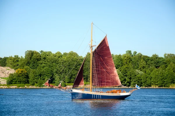 Oude zeilboot — Stockfoto