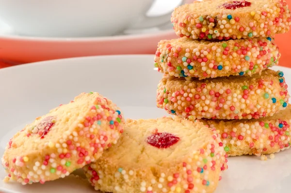 French multi-colored biscuits. — Stock Photo, Image