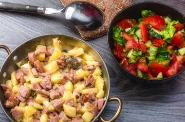 et ile kızarmış patates