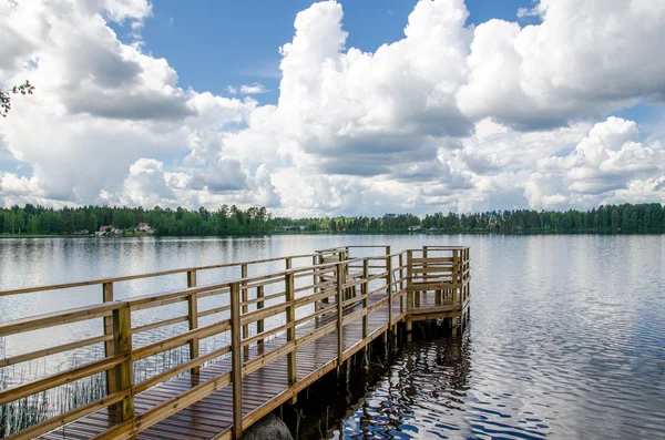 Lago de costa . — Fotografia de Stock