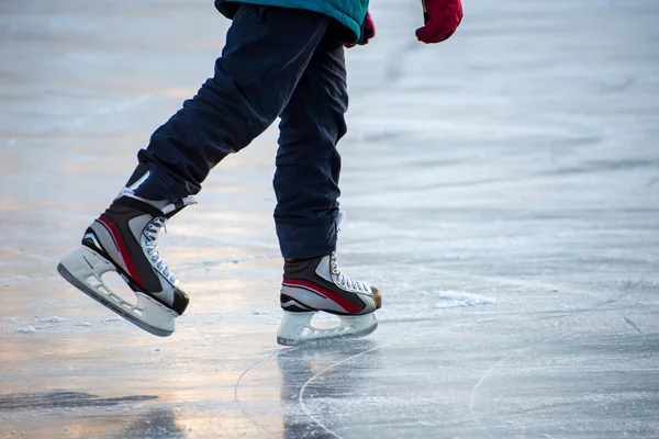 Patinagem no gelo — Fotografia de Stock