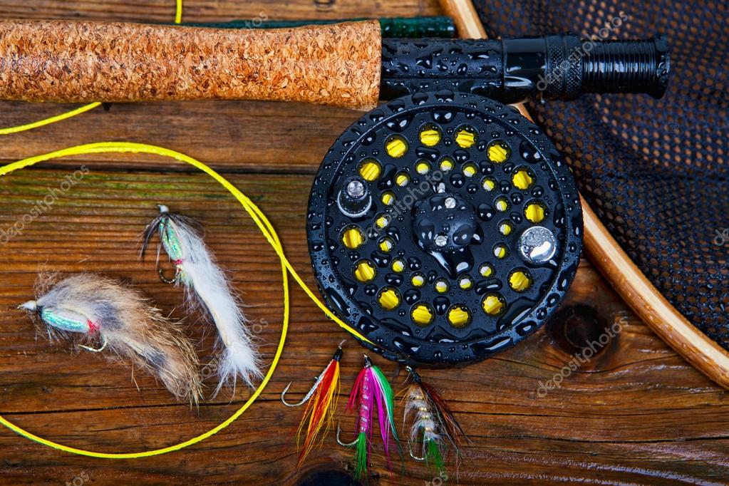  Fishing Tackle, lure, rods, reels and fly fishing