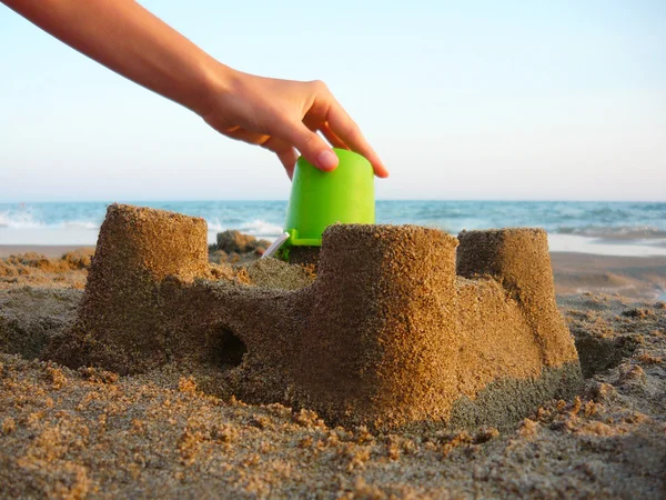 Sand castle — Stock Photo, Image