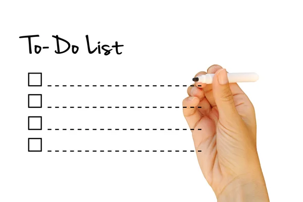 To do list — Stock Photo, Image