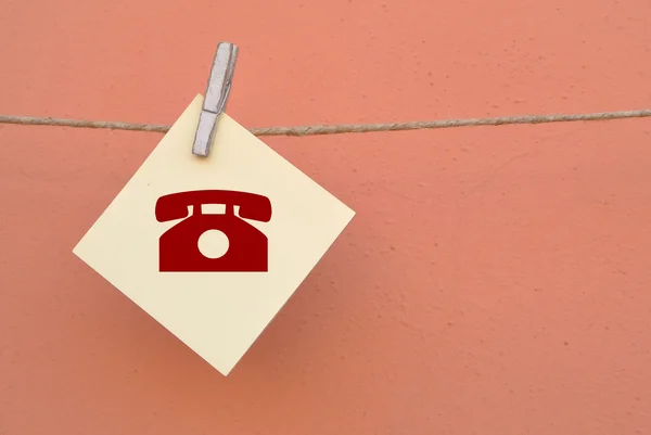 Colored paper hanging — Stock Photo, Image