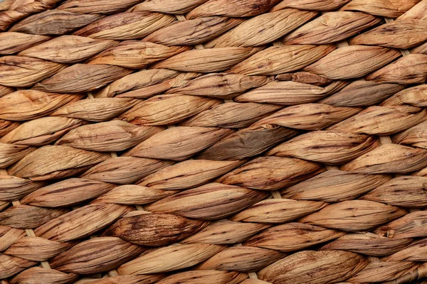 Texture d'une surface d'osier à partir de branches de palmier bananier. — Photo