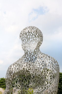 Kiev, Ukrayna - Haziran 04: heykel jaume Plensa, çapa dan bilgi 04 Haziran 2012 tarihinde kiev, Ukrayna