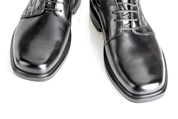 Classic black men's shoes — Stock Photo, Image