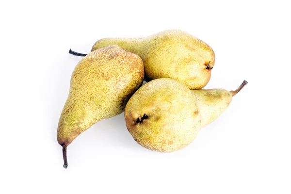 Three ripe fresh pears — Stock Photo, Image
