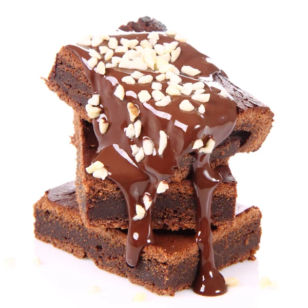 Fette di brownie — Foto Stock