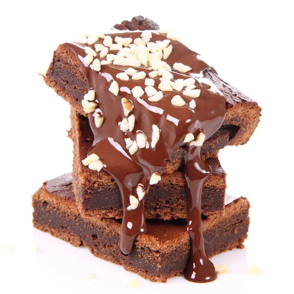 Rodajas de brownie —  Fotos de Stock