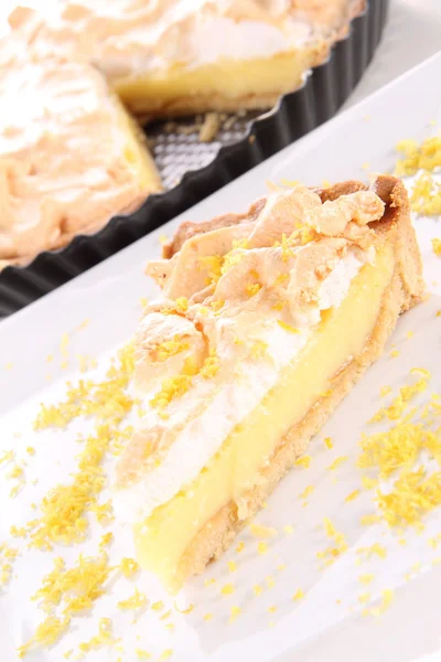 Citroen meringue taart — Stockfoto