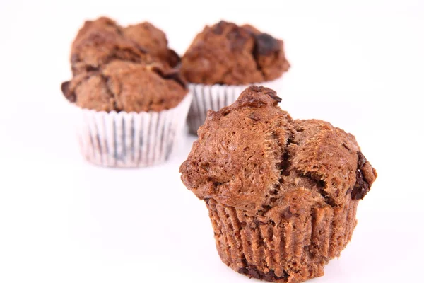 Muffins de chocolate — Fotografia de Stock