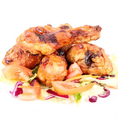 Kızarmış tavuk bacağı.