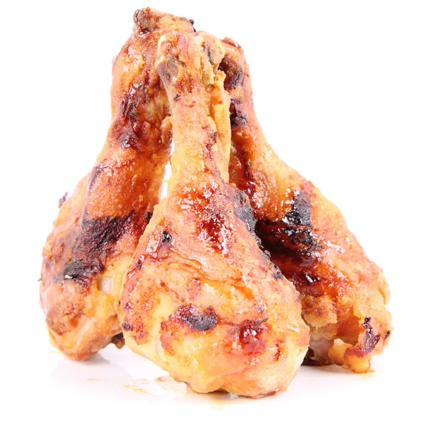 Pernas de frango fritas — Fotografia de Stock
