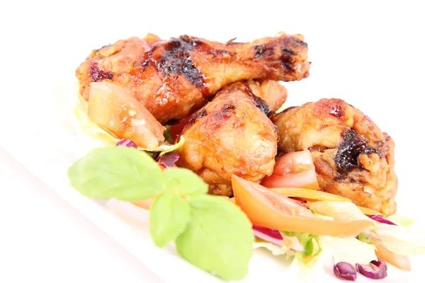 Gambe di pollo fritte — Foto Stock