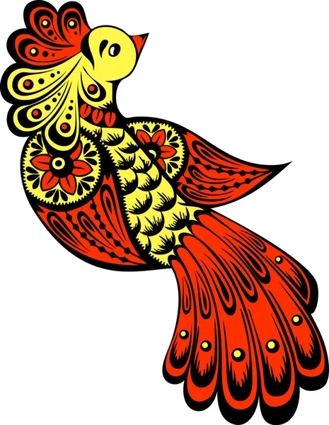 Fairytale Firebird — Stockvector