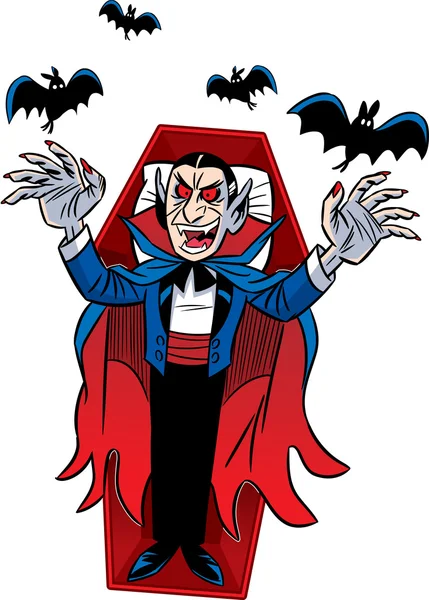 Hrabia dracula. Halloween — Wektor stockowy