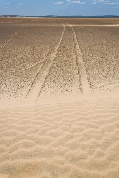 Tire tracks — Stock Photo, Image