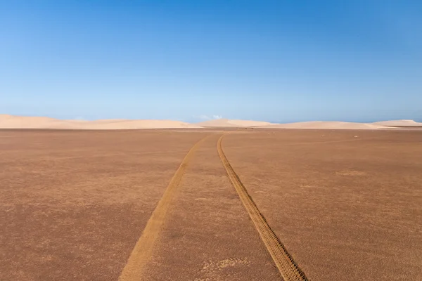 Tire tracks — Stock Photo, Image