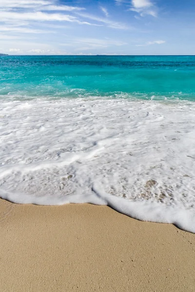 Skum på stranden — Stockfoto