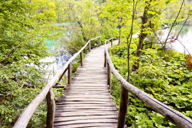 Tahta yol - plitvice gölleri, Hırvatistan