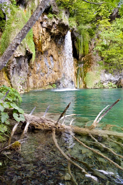 Cascada - lagos plitvice . — Foto de Stock