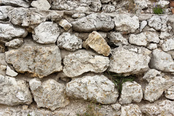 Kalksteen muur — Stockfoto